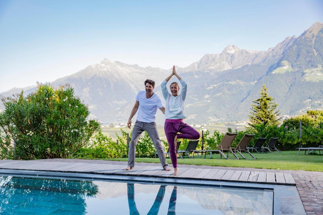 Hotel Mitterplatt Schenna Bagian luar foto