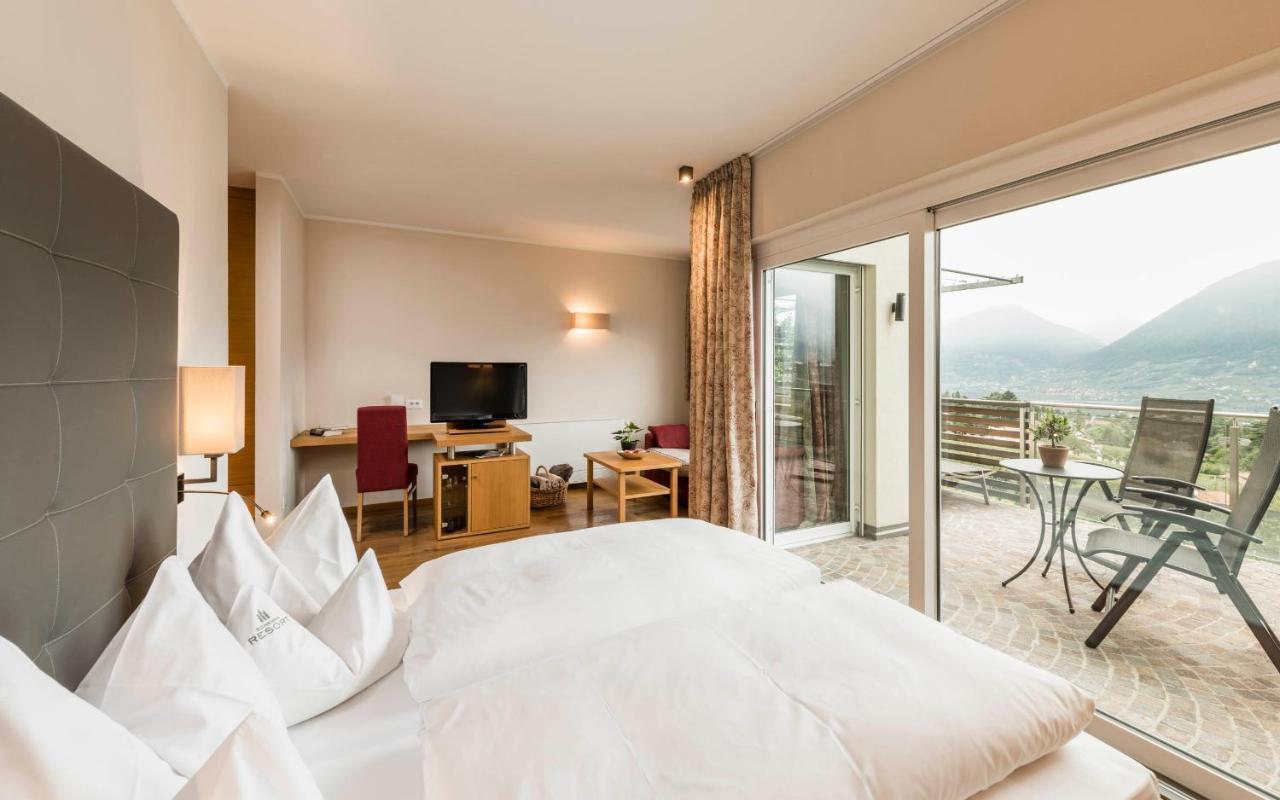 Hotel Mitterplatt Schenna Bagian luar foto