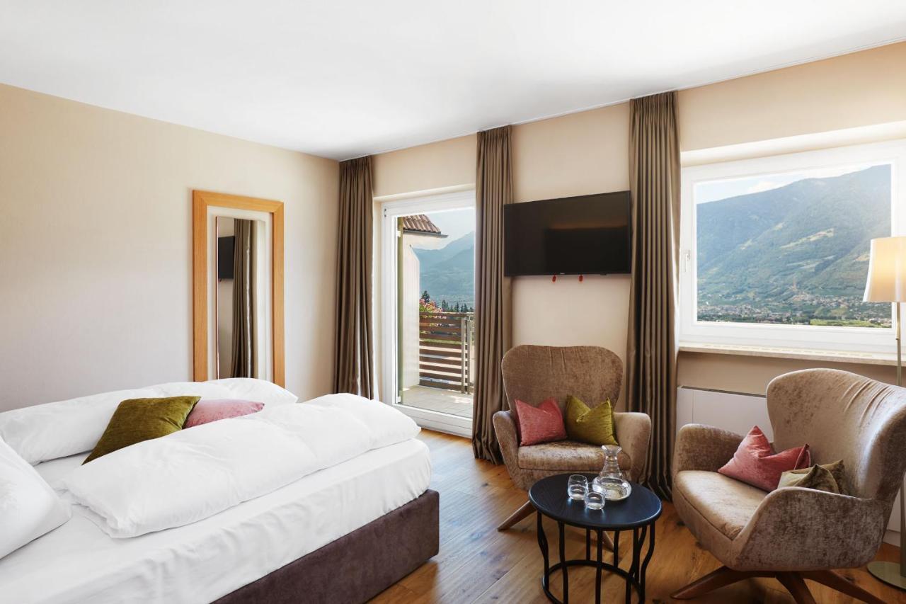 Hotel Mitterplatt Schenna Bagian luar foto